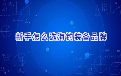 新手怎么选海钓装备品牌插图