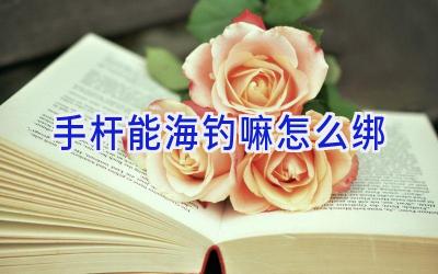 手杆能海钓嘛怎么绑插图