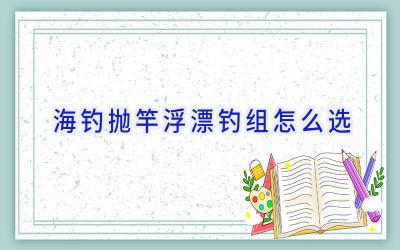 海钓抛竿浮漂钓组怎么选插图