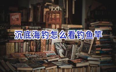 沉底海钓怎么看钓鱼竿插图 沉底海钓怎么看钓鱼竿插图