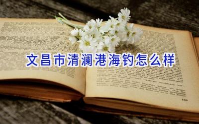 文昌市清澜港海钓怎么样插图