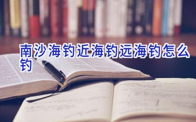 南沙海钓近海钓远海钓怎么钓插图