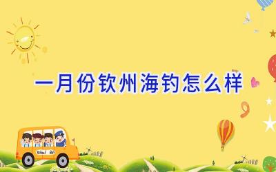 一月份钦州海钓怎么样插图