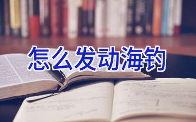 怎么发动海钓插图