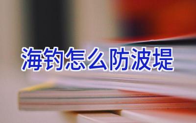 海钓怎么防波堤插图