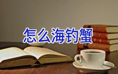 怎么海钓蟹插图