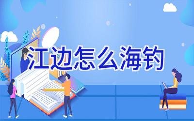 江边怎么海钓插图