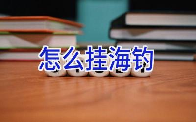 怎么挂海钓插图