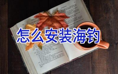 怎么安装海钓插图