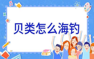 贝类怎么海钓插图