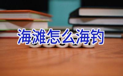 海滩怎么海钓插图