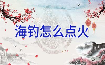 海钓怎么点火插图