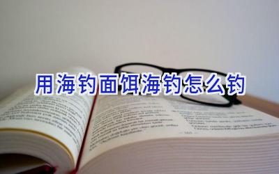 用海钓面饵海钓怎么钓插图 用海钓面饵海钓怎么钓插图