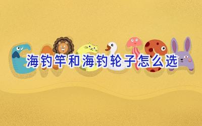 海钓竿和海钓轮子怎么选插图 海钓竿和海钓轮子怎么选插图