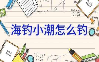 海钓小潮怎么钓插图