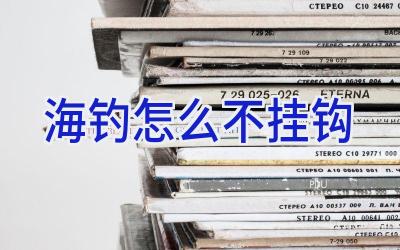 海钓怎么不挂钩插图