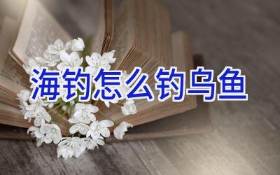 海钓怎么钓乌鱼插图