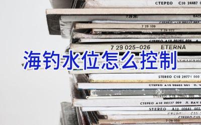 海钓水位怎么控制插图 海钓水位怎么控制插图