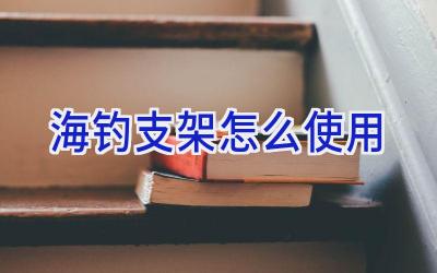 海钓支架怎么使用插图 海钓支架怎么使用插图