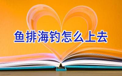鱼排海钓怎么上去插图