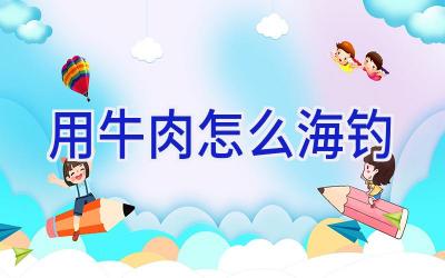 用牛肉怎么海钓插图