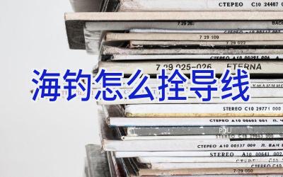 海钓怎么拴导线插图