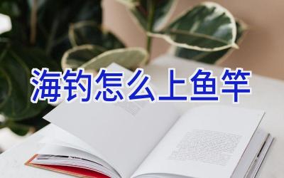 海钓怎么上鱼竿插图 海钓怎么上鱼竿插图