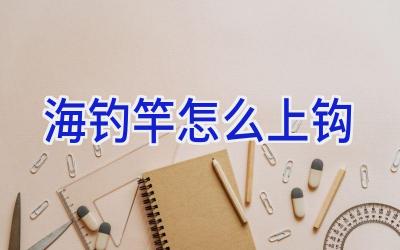 海钓竿怎么上钩插图