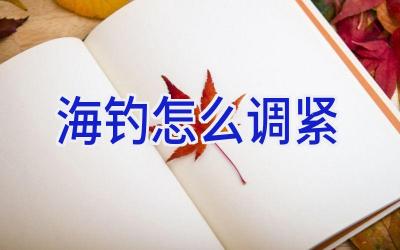 海钓怎么调紧插图