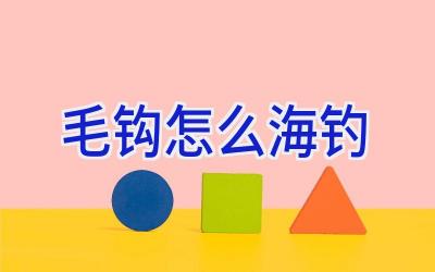 毛钩怎么海钓插图