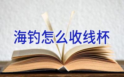 海钓怎么收线杯插图