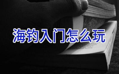 海钓入门怎么玩插图