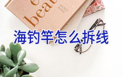 海钓竿怎么拆线插图