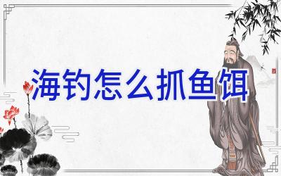 海钓怎么抓鱼饵插图