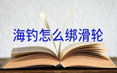 海钓怎么绑滑轮插图