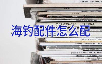 海钓配件怎么配插图 海钓配件怎么配插图