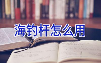 海钓杆 怎么用插图