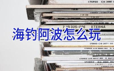 海钓阿波怎么玩插图 海钓阿波怎么玩插图