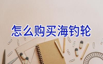 怎么购买海钓轮插图 怎么购买海钓轮插图