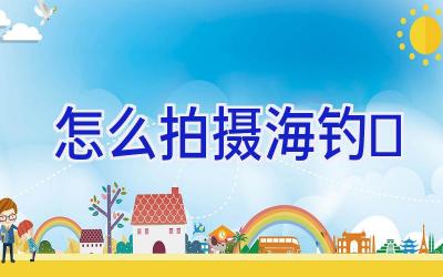 怎么拍摄海钓插图