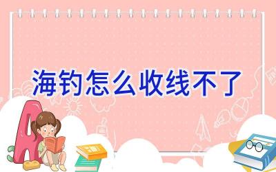 海钓怎么收线不了插图