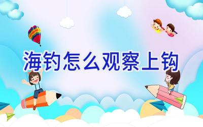 海钓怎么观察上钩插图