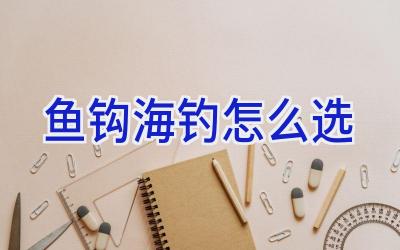 鱼钩海钓怎么选插图