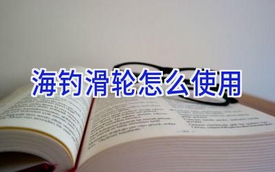 海钓滑轮怎么使用插图