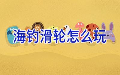 海钓滑轮怎么玩插图 海钓滑轮怎么玩插图