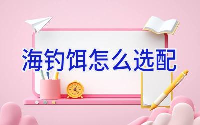 海钓饵怎么选配插图