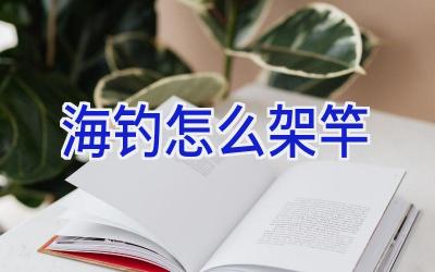 海钓怎么架竿插图