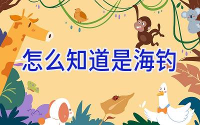 怎么知道是海钓插图