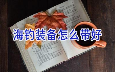 海钓装备怎么带好插图