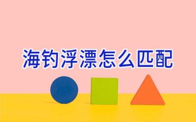海钓浮漂怎么匹配插图